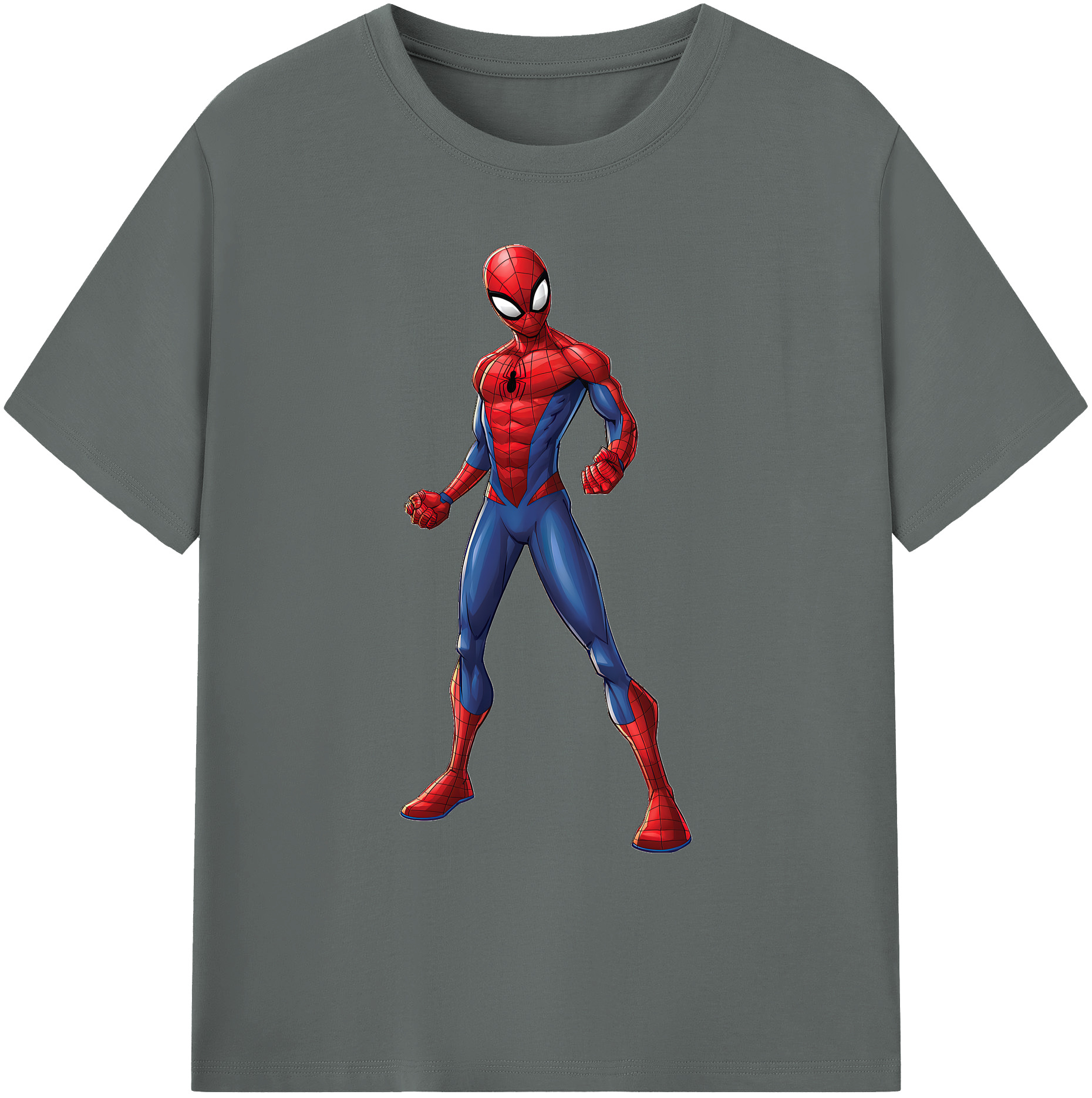 （画像用） Spider Man スパイダーマン 綿100％ メンズ半袖Tシャツ｜肌触りやわらか＆通気性